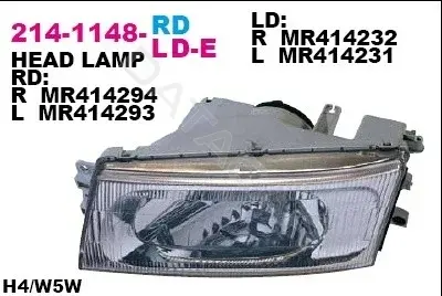 Фары DEPO 214-1148L-LD-E