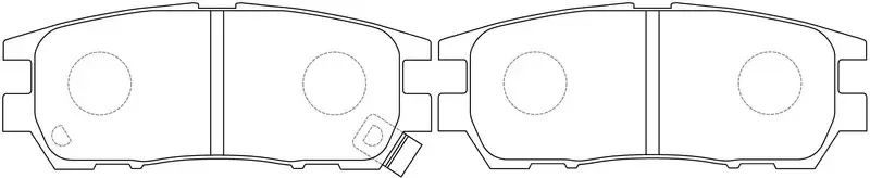 Тормозные колодки SB NAGAMOCHI BP23280