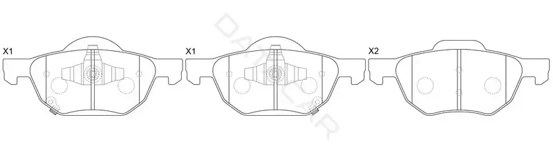 Тормозные колодки SB NAGAMOCHI BP28125