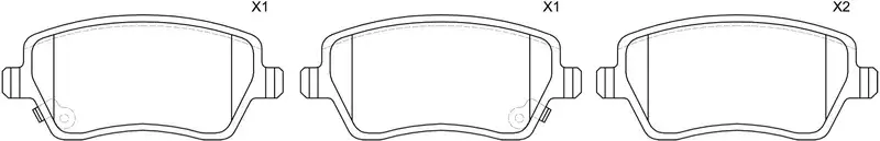 Тормозные колодки SB NAGAMOCHI BP29805