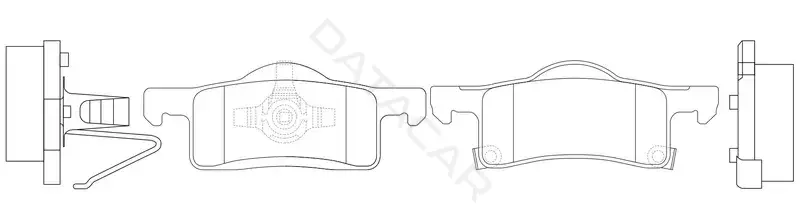 Тормозные колодки SB NAGAMOCHI BP51620