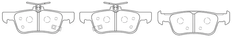 Тормозные колодки SB NAGAMOCHI BP28023