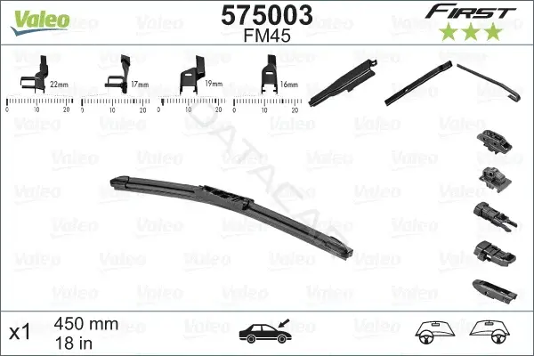 Щетки стеклоочистителя VALEO 575003