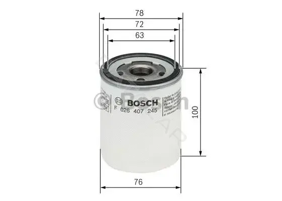 Масляный фильтр BOSCH F026407245