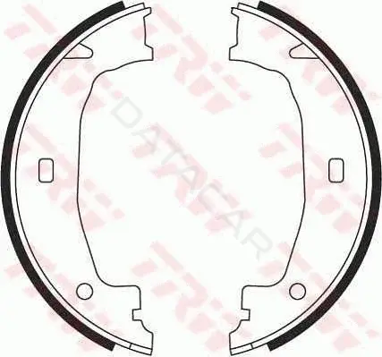 Колодки ручника TRW GS8432