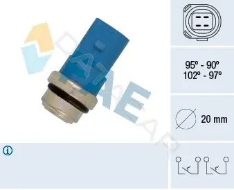 Датчик включения вентилятора FAE 38391