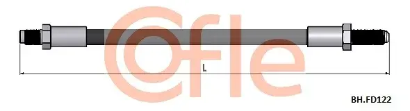 Тормозные шланги COFLE/TELCO 92.BH.FD122