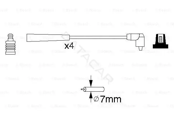 Высоковольтные провода BOSCH 0986356818
