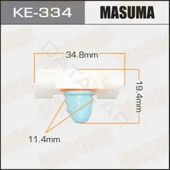 Клипсы, фиксаторы, зажимы MASUMA KE-334