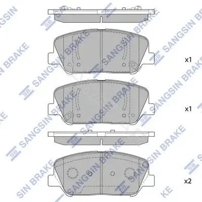 Тормозные колодки Hi-Q SP1403
