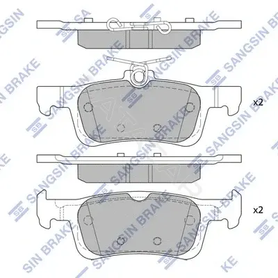 Тормозные колодки Hi-Q SP4036