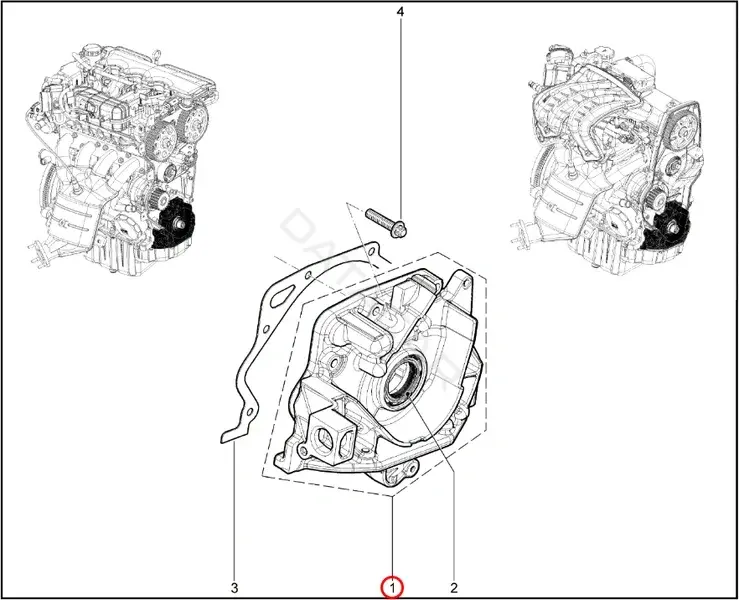 Масляный насос LADA 8450133031