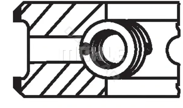 Кольца поршневые KNECHT/MAHLE 061RS001100N0