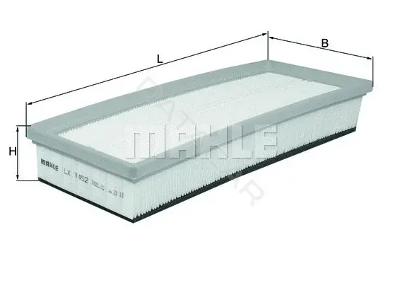 Воздушный фильтр KNECHT/MAHLE LX1452