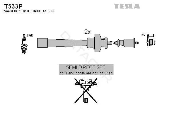 Высоковольтные провода TESLA T533P