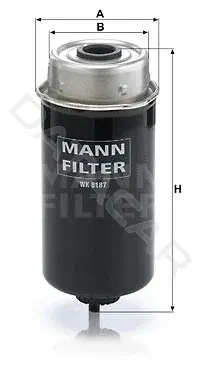 Топливный фильтр MANN WK8187