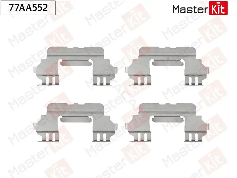 Ремкомплект тормозных колодок MASTERKIT 77AA552
