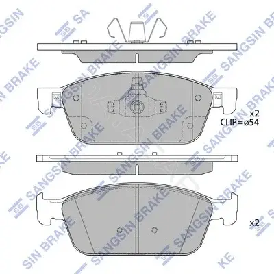 Тормозные колодки Hi-Q SP4153