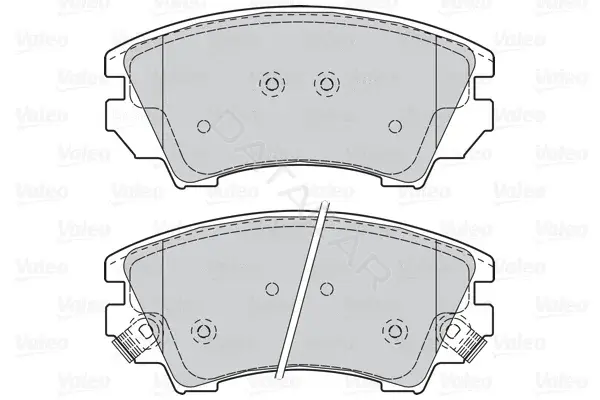 Тормозные колодки VALEO 302117