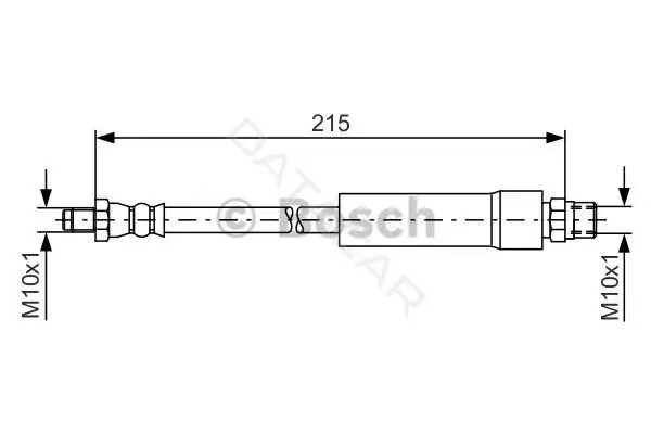 Тормозные шланги BOSCH 1987476142
