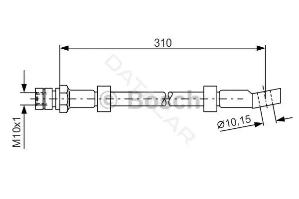 Тормозные шланги BOSCH 1987476464