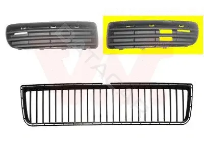 Решетка бампера / заглушка VAN WEZEL 7621591