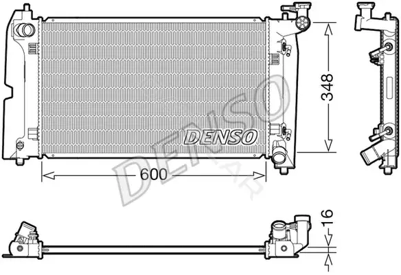 Радиатор охлаждения DENSO DRM50111