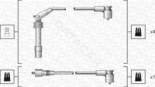 Высоковольтные провода MAGNETI MARELLI 941318111140