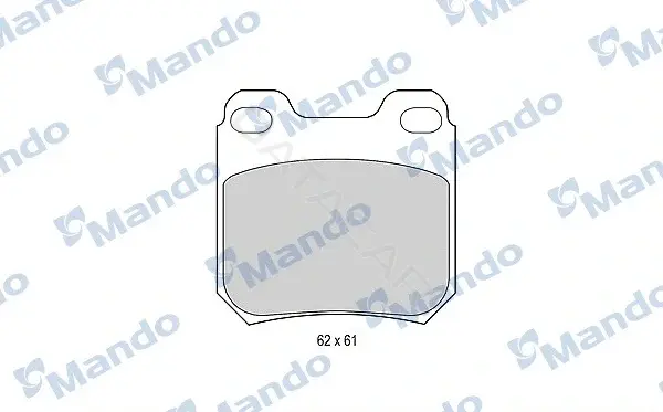 Тормозные колодки MANDO MBF015081