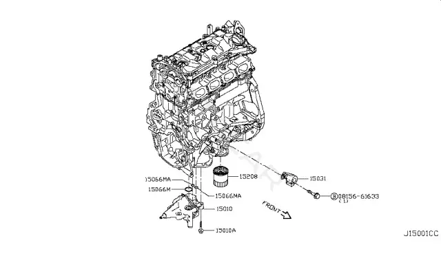 Шайба пламягасящая NISSAN 15066-1KT1A
