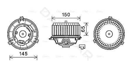 Моторчик печки AVA OL8674