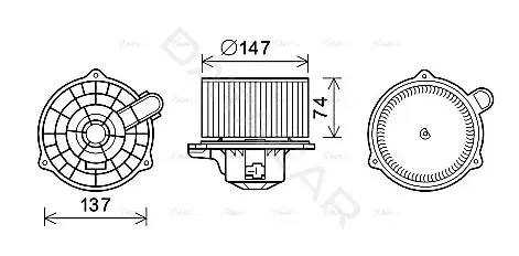 Моторчик печки AVA HY8427