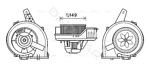Моторчик печки AVA ST8044