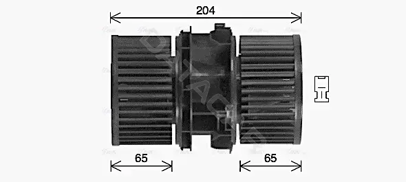 Моторчик печки AVA RT8666