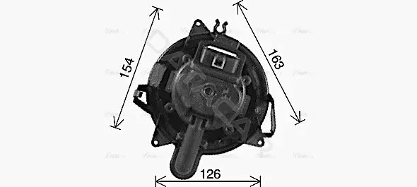 Моторчик печки AVA RT8676