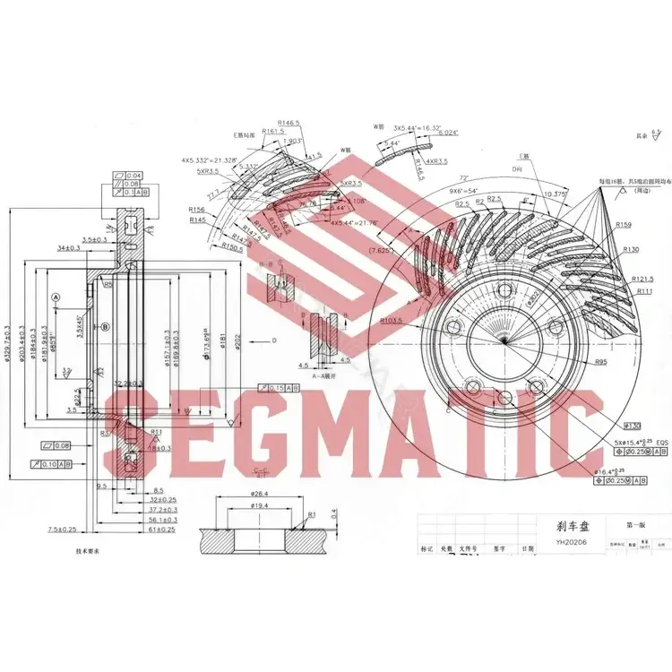 Тормозные диски SEGMATIC SBD30093051