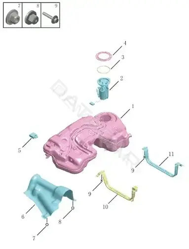 Топливный насос GEELY 8889007136