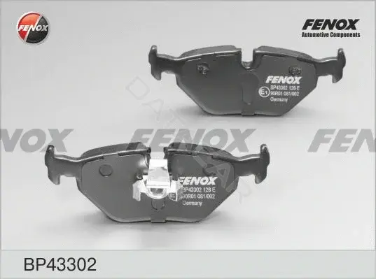 Тормозные колодки FENOX BP43302