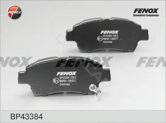 Тормозные колодки FENOX BP43384
