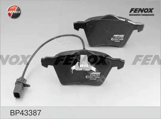 Тормозные колодки FENOX BP43387