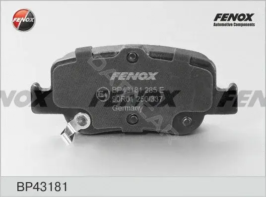 Тормозные колодки FENOX BP43181