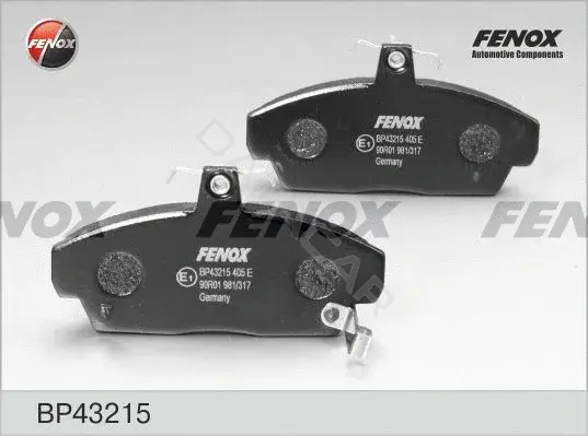 Тормозные колодки FENOX BP43215