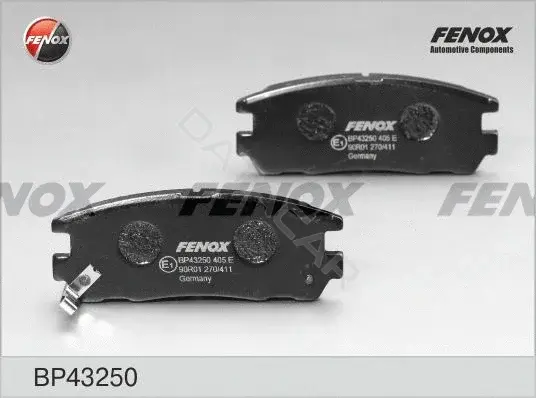 Тормозные колодки FENOX BP43250