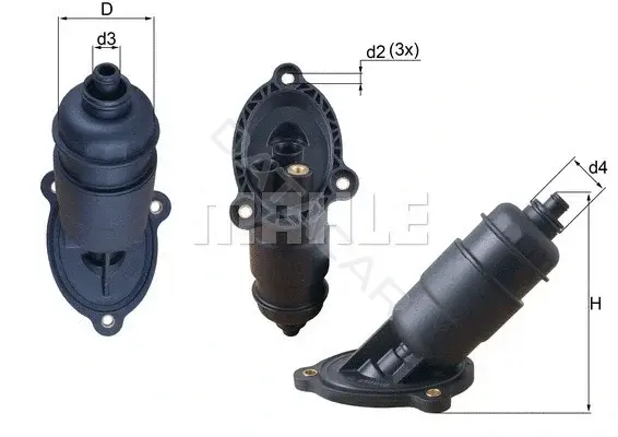 Масляный фильтр KNECHT/MAHLE HX155