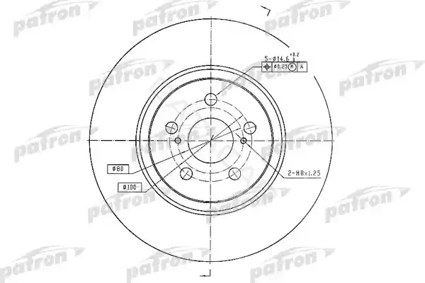 Тормозные диски PATRON PBD4415