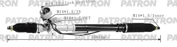 Рулевая рейка PATRON PSG3004