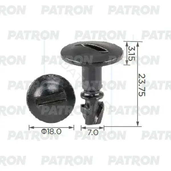 Клипсы, фиксаторы, зажимы PATRON P37-2402