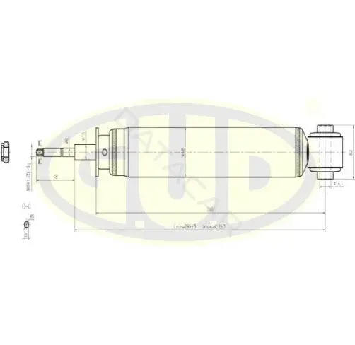 Амортизаторы GUD GSA349021