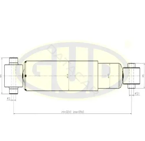 Амортизаторы GUD GSA349078