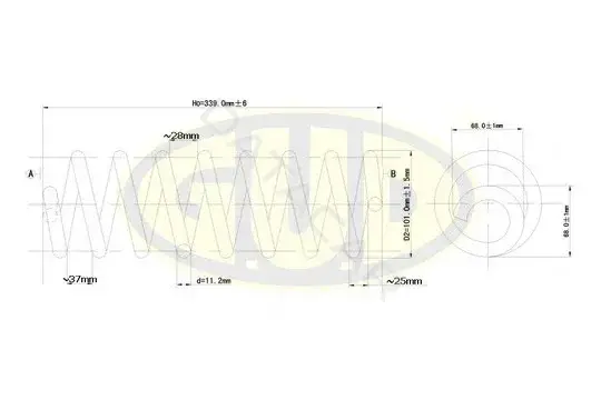 Пружины GUD GCS217000